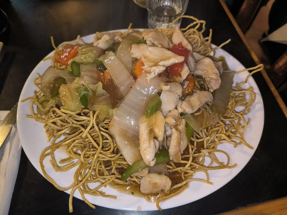 Nouilles Croustillantes Au Poulet